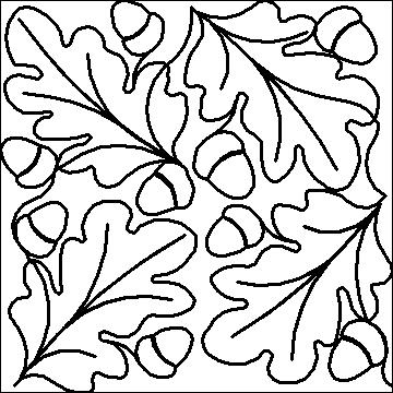 (image for) Oak Leaf and Acorn E2E-L03083* - Click Image to Close